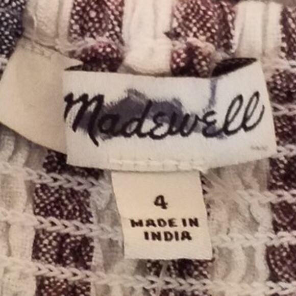 NWT Madewell Striped Circle Maxi Dress 100% Linen w/ Pockets Size 4 - Picture 5 of 6